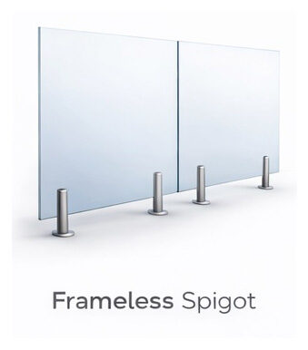 Frameless spigot balustrade system